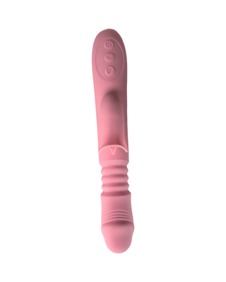 Vibrador térmico y con estimulador de clítoris - ROSA