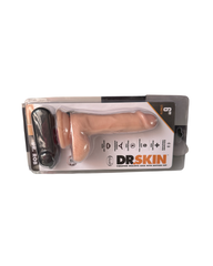 Vibrador DR. SKIN ROB 6” / 15 cm con Forma Real - Color Vainilla