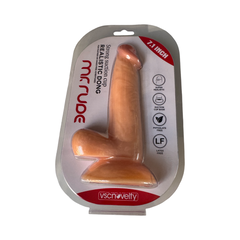 DILDO MR. RUDE 7.1” / 18 cm. REALISTA - CARNE