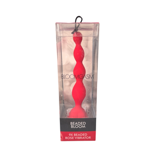 VIBRADOR ANAL BLOOMGASM 9X - ROJO