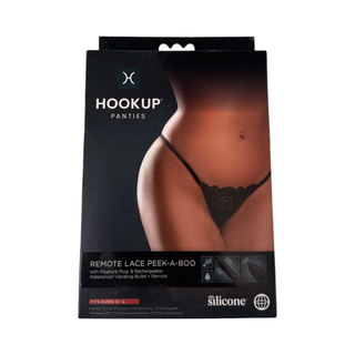 LENCERIA LACE PEEK-A-BOO CON BALA VIBRADORA A CONTROL REMOTO Y PLUG ANAL.