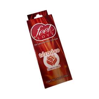 Lubricante TÉRMICO SABOR CHOCOLATE -  Feel Love 60 ml.