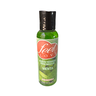 Aceite Térmico para Masajes - Comestible - MENTA