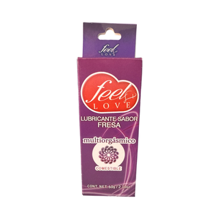 Lubricante MULTIORGASMICO Sabor FRESA - 60 ml.