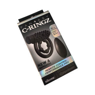 ANILLO VIBRADOR A CONTROL REMOTO - C-RINGZ PERFORMANCE PRO - NEGRO