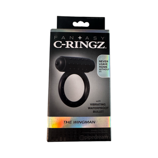 ANILLO VIBRADOR - FANTASY C-RINGZ THE WINGMAN - NEGRO