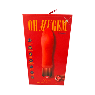 Vibrador OH MY GEM by Blush - Color RUBÍ