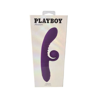 Playboy - Vibrador Curlicue (Rabbit Vibrator) - Morado