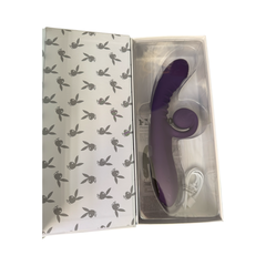 Vibrador Curlicue (Rabbit Vibrator) - Playboy - Morado