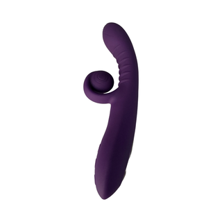 Playboy - Vibrador Curlicue (Rabbit Vibrator) - Morado