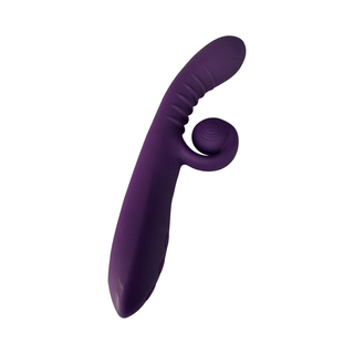 Playboy - Vibrador Curlicue (Rabbit Vibrator) - Morado