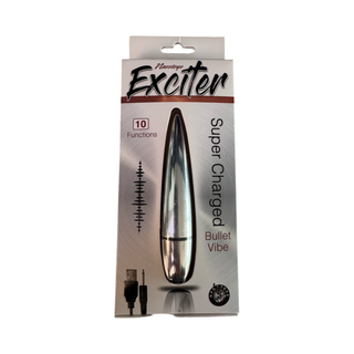 Bala Vibradora Recargable - Novelties Exciter - PLATA