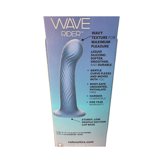 Dildo wave rider - 5.25" / 13.25 CM - Color AZUL