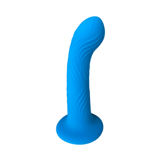 Dildo wave rider - 5.25" / 13.25 CM - Color AZUL