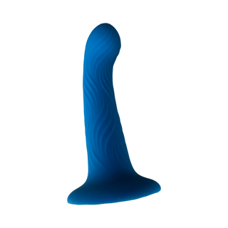 Dildo wave rider - 5.25" / 13.25 CM - Color AZUL