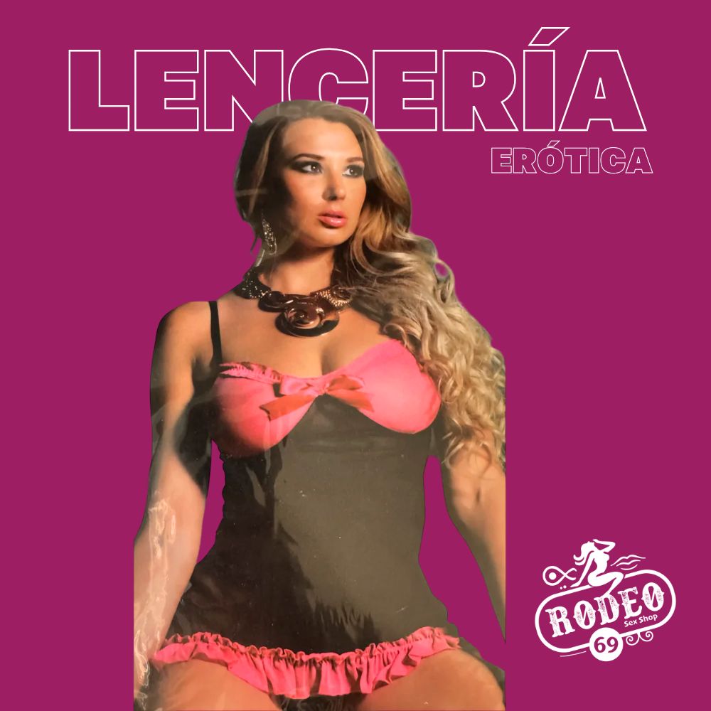 BABYDOLL NEGRO & ROSA (UNITALLA)