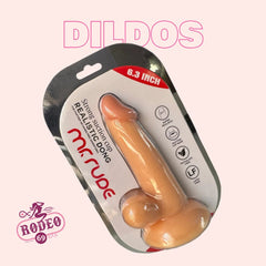 DILDO MR. RUDE 6.3” / 16 CM. REALISTA - CARNE