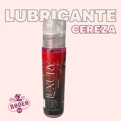 Lubricante 4 EN 1 LUXURY LUBE - 30 ml. CEREZA - Lubricante, Masajes, Comestible, Térmico.