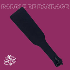 PADDLE DE BONDAGE - DOMINACIÓN CON ESTILO - Color Negro