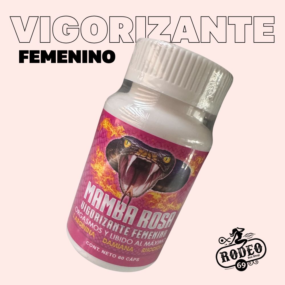 Vigorizante para MUJER - Mamba ROSA - 60 capsulas